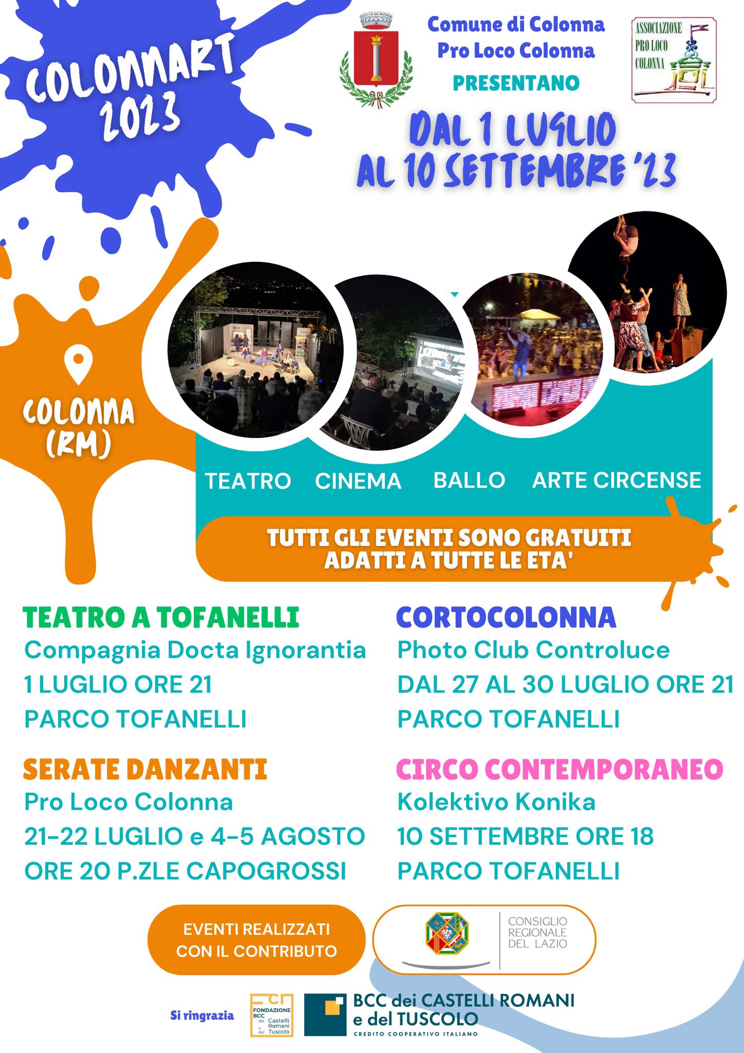 3° EDIZIONE COLONNART - ESTATE A COLONNA 2023