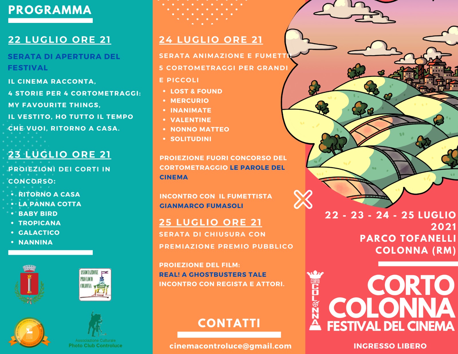 COLONNART 2021: CORTO COLONNA FILM FESTIVAL