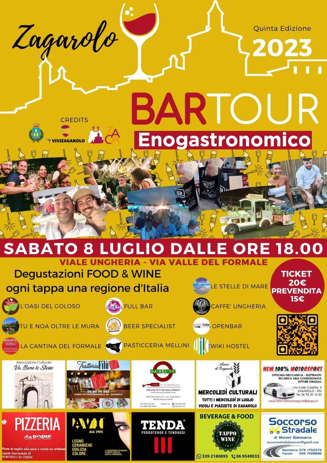 Bar tour enogastronomico
