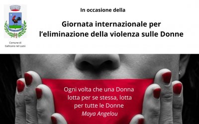 Gallicano nel Lazio dice BASTA alla violenza di genere